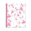 2025 Blue Sky Orchid 8.5" x 11" Weekly & Monthly Planner, Plastic Cover, White/Pink (137268-25)