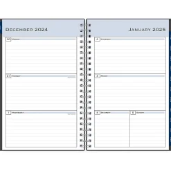 2025 Blue Sky Passages 5.88" x 8.63" Weekly & Monthly Planner, Plastic Cover, Charcoal Gray (100010-25)