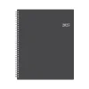 2025 Blue Sky Passages 8.5" x 11" Weekly & Monthly Appointment Book, Plastic Cover, Charcoal Gray (100009-25)