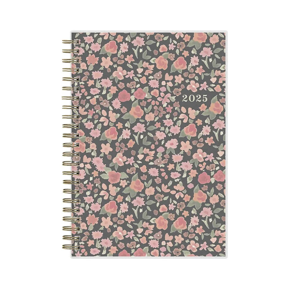 2025 Blue Sky Petiti 5" x 8" Weekly & Monthly Planner, Plastic Cover, Multicolor (152243)