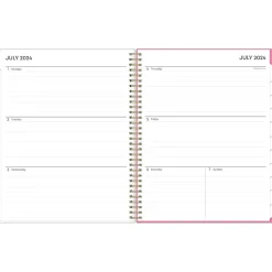 2024-2025 Blue Sky Roosevelt 8.5" x 11" Academic Weekly & Monthly Planner, Plastic Cover, Multicolor (128691-A25)