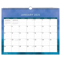 2025 Blue Sky Savoy Cool 15" x 12" Monthly Wall Calendar, Blue (148770-25)