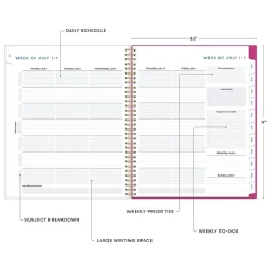 2024-2025 Blue Sky Star Confetti Bright 8.5