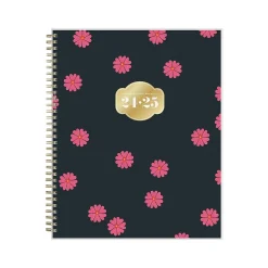 2024-2025 Blue Sky The House That Lars Built Primrose Pink 8.5" x 11" Academic Weekly & Monthly Planner, Black/Pink (149720)