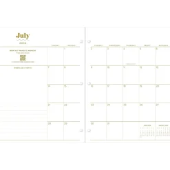 2024-2025 Blue Sky The House That Lars Built Aster 8.5" x 11" Academic Monthly Planner, Paper Cover, Multicolor (145925)