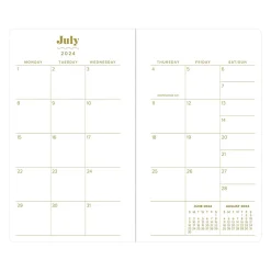 2024-2026 Blue Sky The House That Lars Built Aster 3.6" x 6.1" Academic Monthly Planner, Plastic Cover, Multicolor (145926)