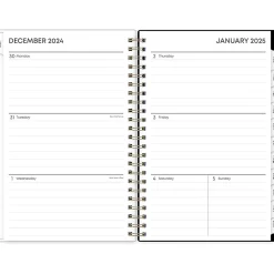 2025 Blue Sky Vonnie 5" x 8" Weekly & Monthly Planner, Plastic Cover, Multicolor (152198)