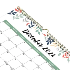 2025 Blueline 12.25" x 27" Three-Month Wall Calendar, Multicolor (C171129)