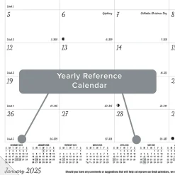 2025 Blueline DoodlePlan Botanica 17.75