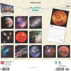 2025 BrownTrout Astronomy 12" x 12" Monthly Wall Calendar (9781975476519)