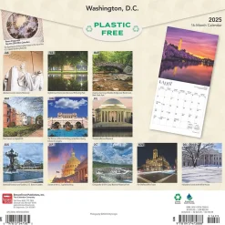 2025 BrownTrout Washington D.C. 12" x 12" Monthly Wall Calendar (9781975475888)