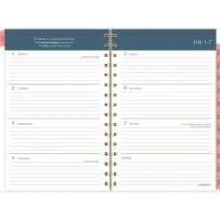 2024-2025 Cambridge Bridgette 5.5" x 8.5" Academic Weekly & Monthly Planner, Poly Cover, Multicolor (1712-200A-25)