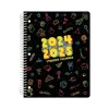 2024-2025 Global Printed Products Chalkboard Doodles 8.5" x 11" Academic Weekly & Monthly Student Planner, Paper Cover