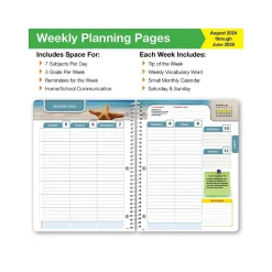 2024-2025 Global Printed Products Chalkboard Doodles 8.5