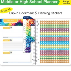 2024-2025 Global Printed Products 8.5" x 11" Academic Year Planner, Paper Cover, Multicolor (AY24SB851105-CP)