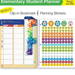 2024-2025 Global Printed Products 8.5" x 11" Academic Year Planner, Paper Cover, Multicolor (AY24EM851101-CP)