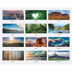 2025 House of Doolittle Earthscapes Scenic 12" x 16.5" Monthly Wall Calendar (378-25)