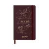 2025 Moleskine Limited Edition Harry Potter Accio 5" x 8.25" Daily Planner, Bordeaux Red (DHP12DC3Y25)