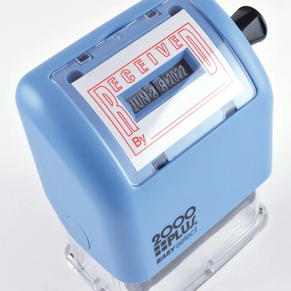 2000 Plus Easy Select Dater, RECEIVED, Red Ink (011092)