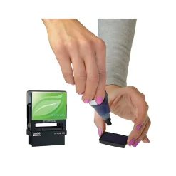 2000 Plus Green Line Printer 20 Pre-Inked Stamp, COPY, Blue Ink (098367)