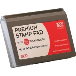 2000 Plus No.1 Stamp Pad, Red Ink (030254)