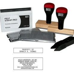 2000 Plus Stamp Set, Custom, Black Ink (030968)