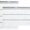 2025 Staples 48" x 32" Dry Erase Wall Calendar, Gray/White (ST58450-25)