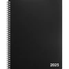 2025 Staples 8" x 11" Weekly & Monthly Appointment Book, Plastic Cover, Black (ST21488-25)