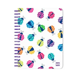 2024 StarGifts Ladybug Party 6" x 7.75" Academic & Calendar Weekly Planner, Paperboard Cover, Multicolor (9781975472009)