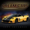 2025 TF Publishing 12" x 12" Dream Cars Wall Calendar (25-1008)
