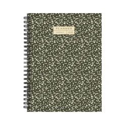 2025 TF Publishing 6.5" x 8" Weekly & Monthly Planner, Paperboard Cover, Black/Beige (25-9202)
