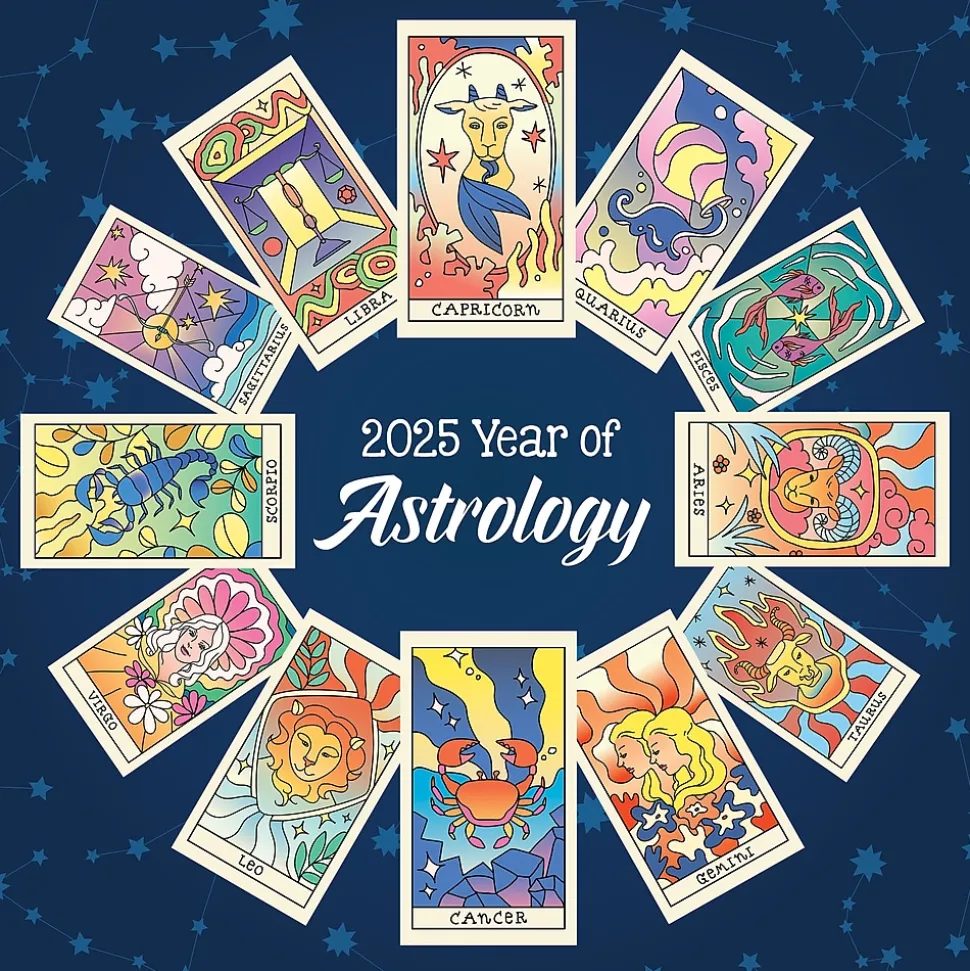 2025 TF Publishing Astrology 12" x 12" Monthly Wall Calendar (25-1132)