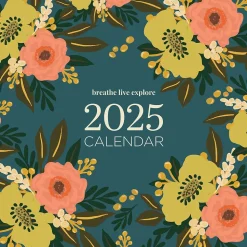 2025 TF Publishing Breathe Live Explore 12" x 12" Monthly Wall Calendar (25-1124)