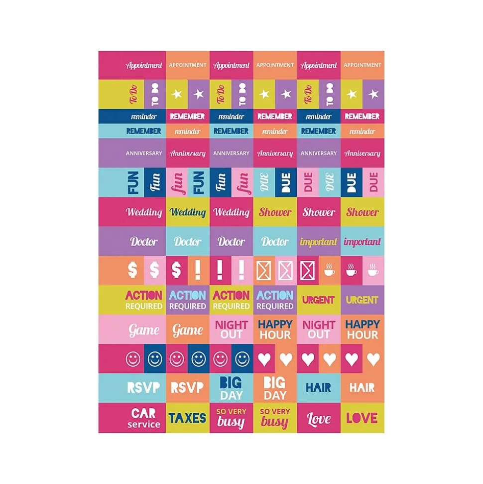 2024-2025 TF Publishing Cali Girl Collection Cabana Stripe 6" x 8" Academic Weekly & Monthly Planner (AY25-9214)