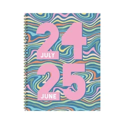 2024-2025 TF Publishing Cali Girl Groovy 8.5" x 11" Academic Weekly & Monthly Planner, Paperboard Cover (AY25-9714)