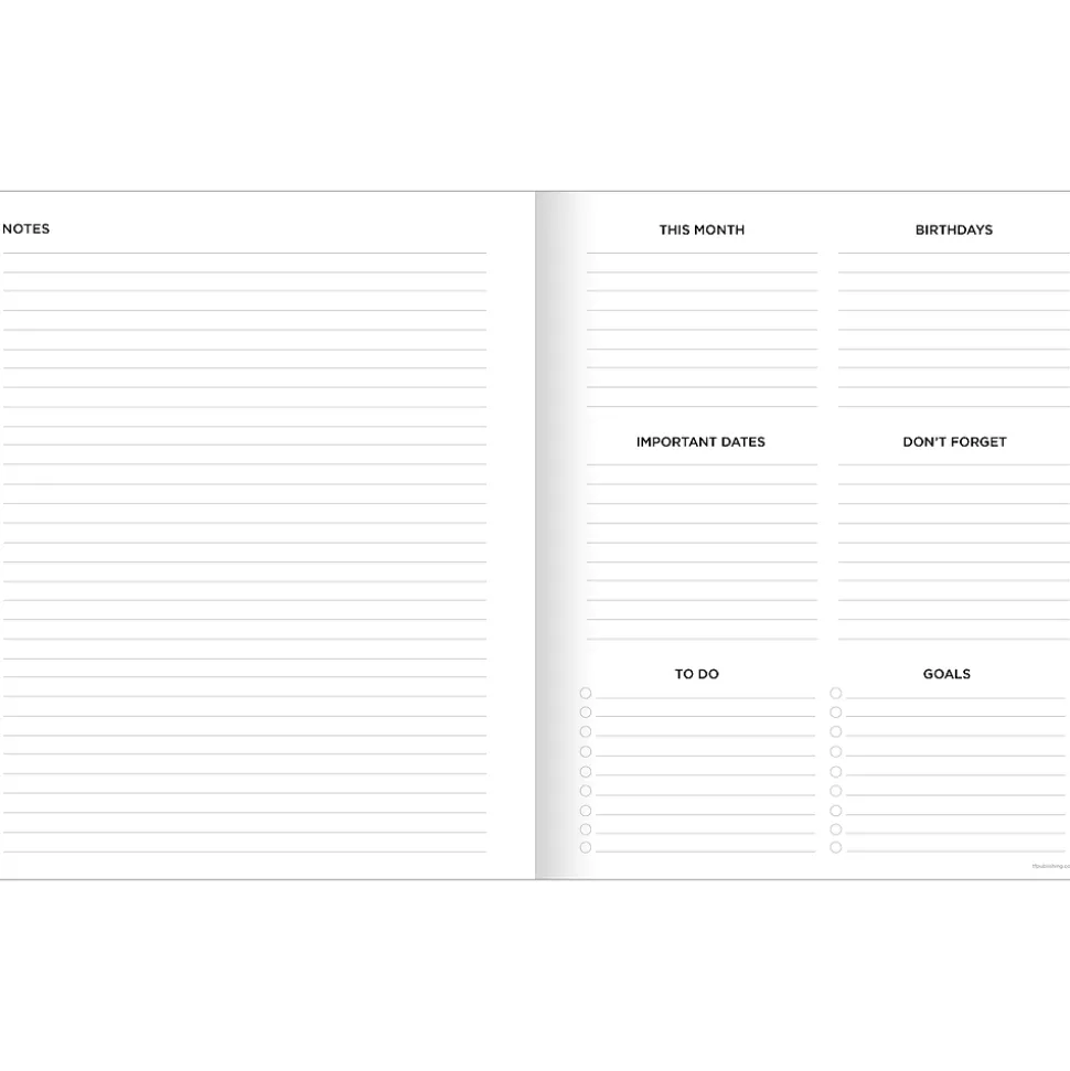 2024-2025 TF Publishing Color Squad 9" x 11" Academic Monthly Planner, Paperboard Cover, Multicolor (AY25-4504)