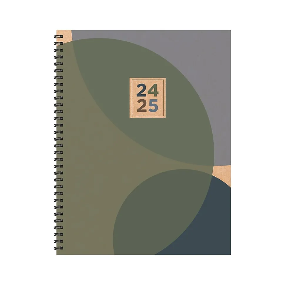 2024-2025 TF Publishing Elements Series Venn Diagram 8.5" x 11" Academic Weekly & Monthly Planner, Paperboard Cover