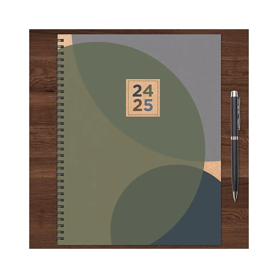 2024-2025 TF Publishing Elements Series Venn Diagram 8.5" x 11" Academic Weekly & Monthly Planner, Paperboard Cover