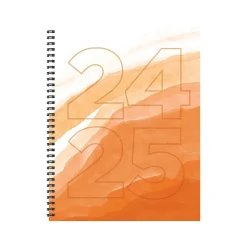 2024-2025 TF Publishing Elements Series Lava Wave 8.5" x 11" Academic Weekly & Monthly Planner, Paperboard Cover