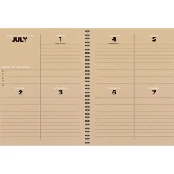 2024-2025 TF Publishing Elements Series Lava Wave 8.5" x 11" Academic Weekly & Monthly Planner, Paperboard Cover