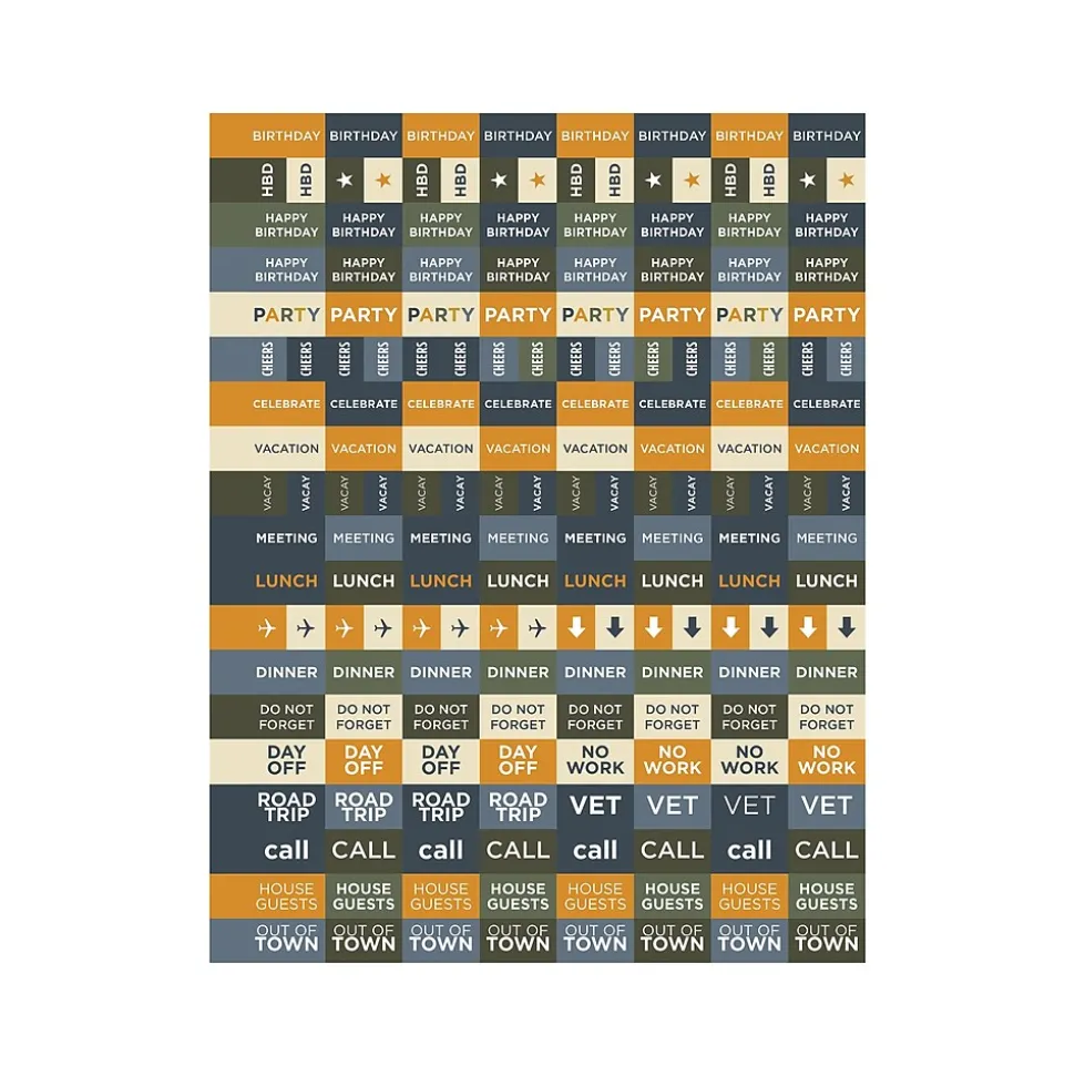 2024-2025 TF Publishing Elements Series Lava Wave 8.5" x 11" Academic Weekly & Monthly Planner, Paperboard Cover