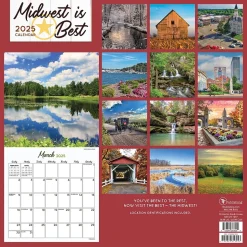 2025 TF Publishing Midwest Is Best 12" x 12" Monthly Wall Calendar (25-1047)