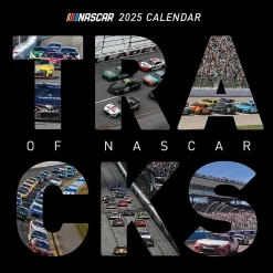 2025 TF Publishing Nascar Tracks 12" x 12" Monthly Wall Calendar (25-1019)