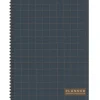 2025 TF Publishing Navy Grid Space 9" x 11" Weekly & Monthly Planner, Paperboard Cover, Multicolored (25-9704)