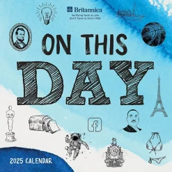 2025 TF Publishing On This Day 12" x 12" Monthly Wall Calendar (25-1125)