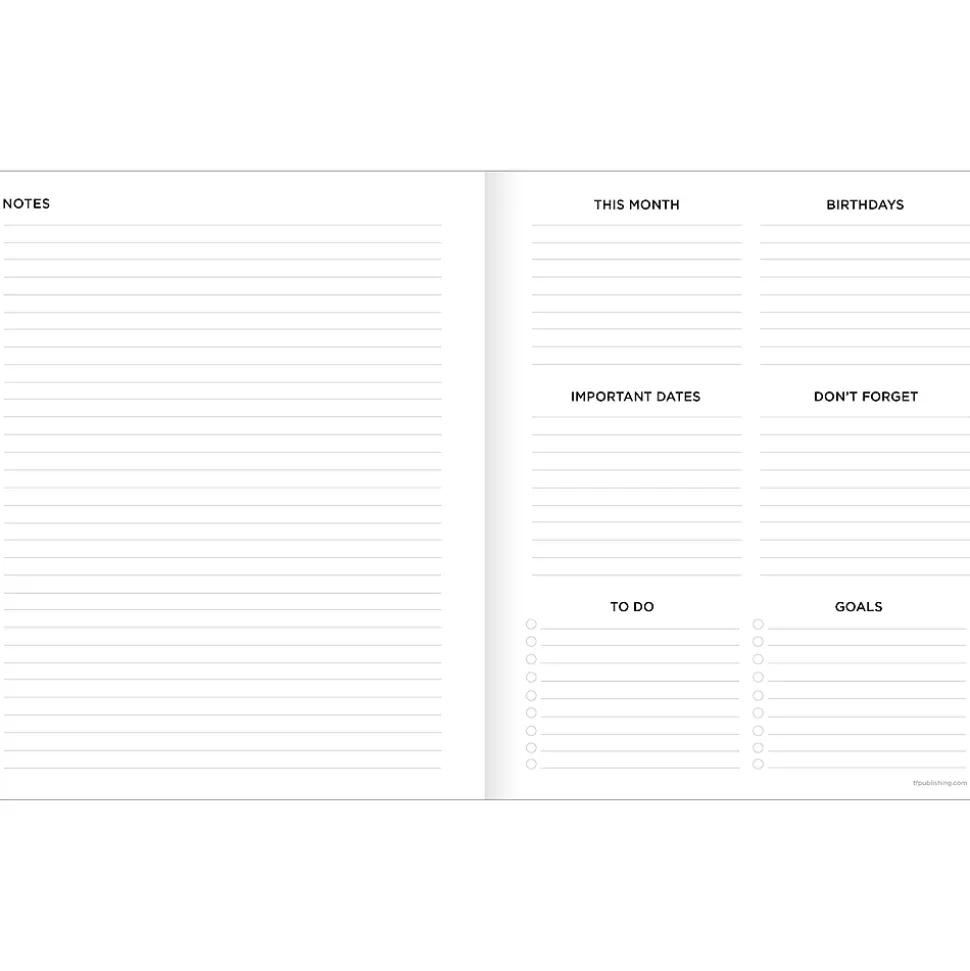 2024-2025 TF Publishing Paint Spatter 6.5" x 8" Academic Monthly Planner, Paperboard Cover, Multicolor (AY25-4210)