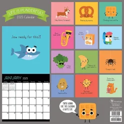 2025 TF Publishing Puns of Fun 12" x 12" Monthly Wall Calendar (25-1117)