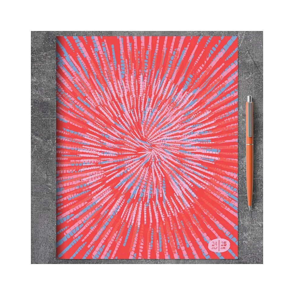 2024-2025 TF Publishing Spiral Print 9" x 11" Academic Monthly Planner, Paperboard Cover, Multicolor (AY25-4516)