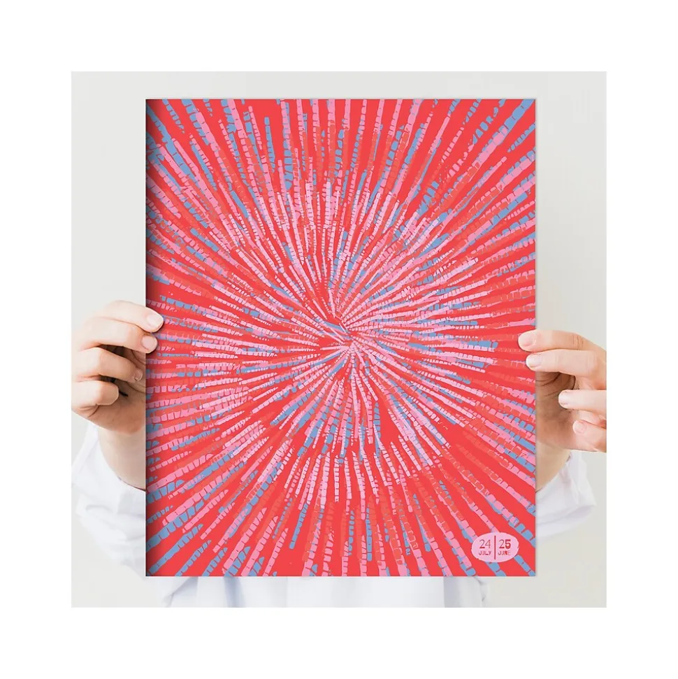 2024-2025 TF Publishing Spiral Print 9" x 11" Academic Monthly Planner, Paperboard Cover, Multicolor (AY25-4516)