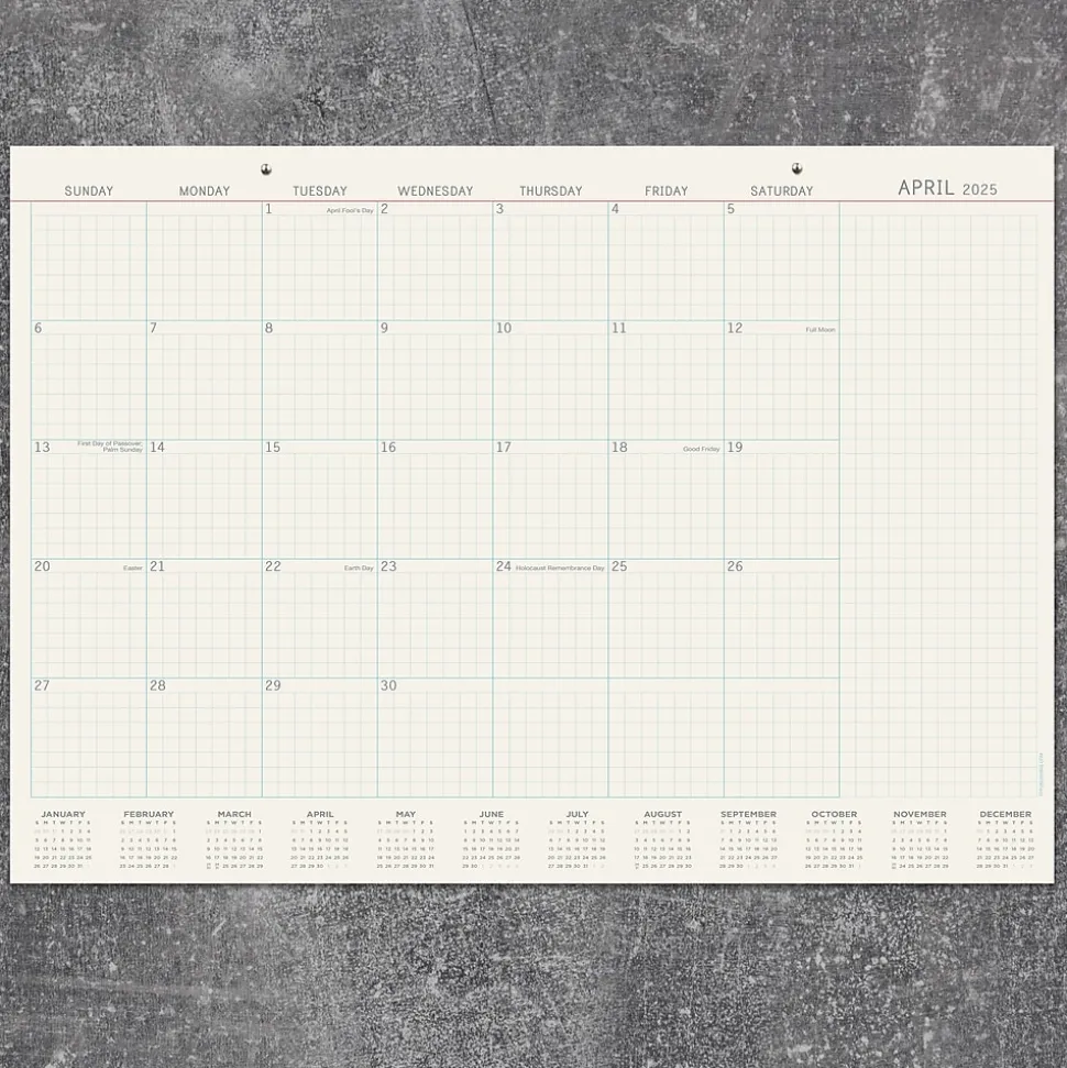 2025 TF Publishing Vintage Professional 12" x 17" Monthly Desk Pad Calendar (25-8504)